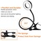 Clip on Light Reading Lights, 48 LED USB Desk Lamp with 3 Color Modes 10 Brightness, Eye Protection Book Clamp Light, 360 ° Flexible Gooseneck Clamp Lamp for Desk Headboard Video Conferencing